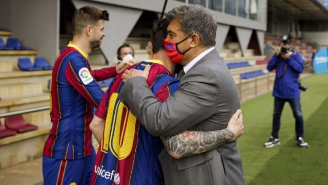 拉波尔塔发布会全文:为了梅西留队 双方都已尽力